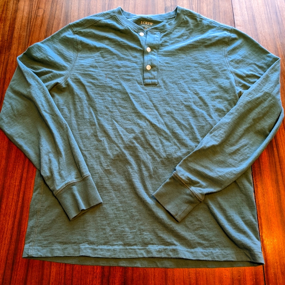 J Crew 3 Button Henley - Tagless